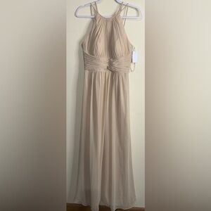 Dessy collection Elegant Cream dress